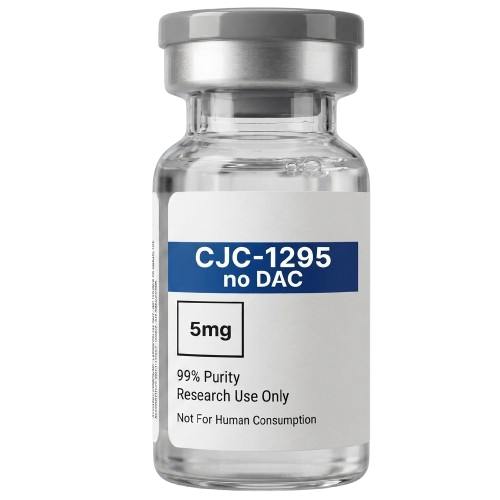 CJC-1295 no DAC 5mg research peptide vial — for research use only
